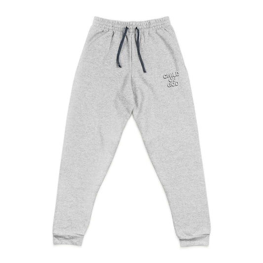 Child of God Embroidered Joggers – Unisex Faith Lounge Pants
