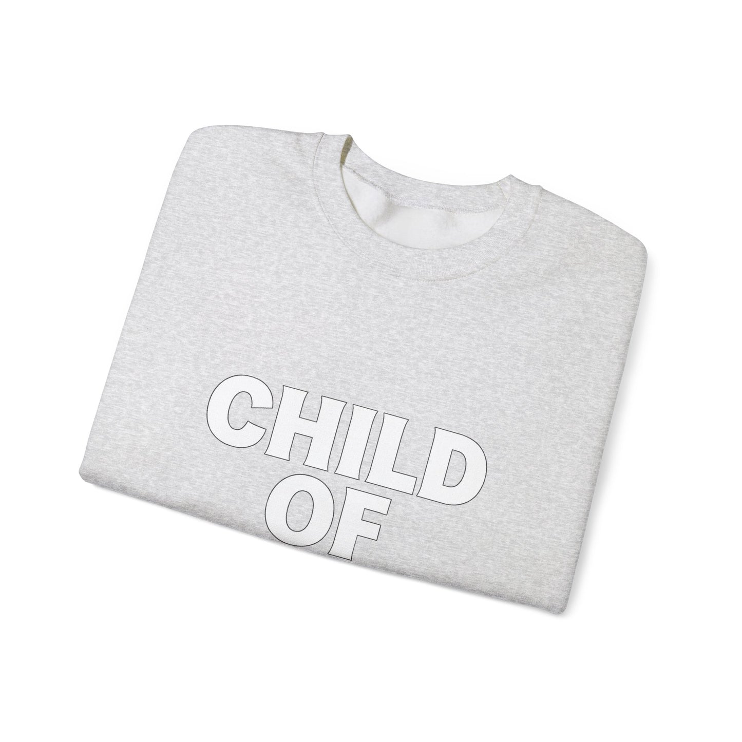 Child of God Embroidered Crewneck – Gold Edition Faithwear