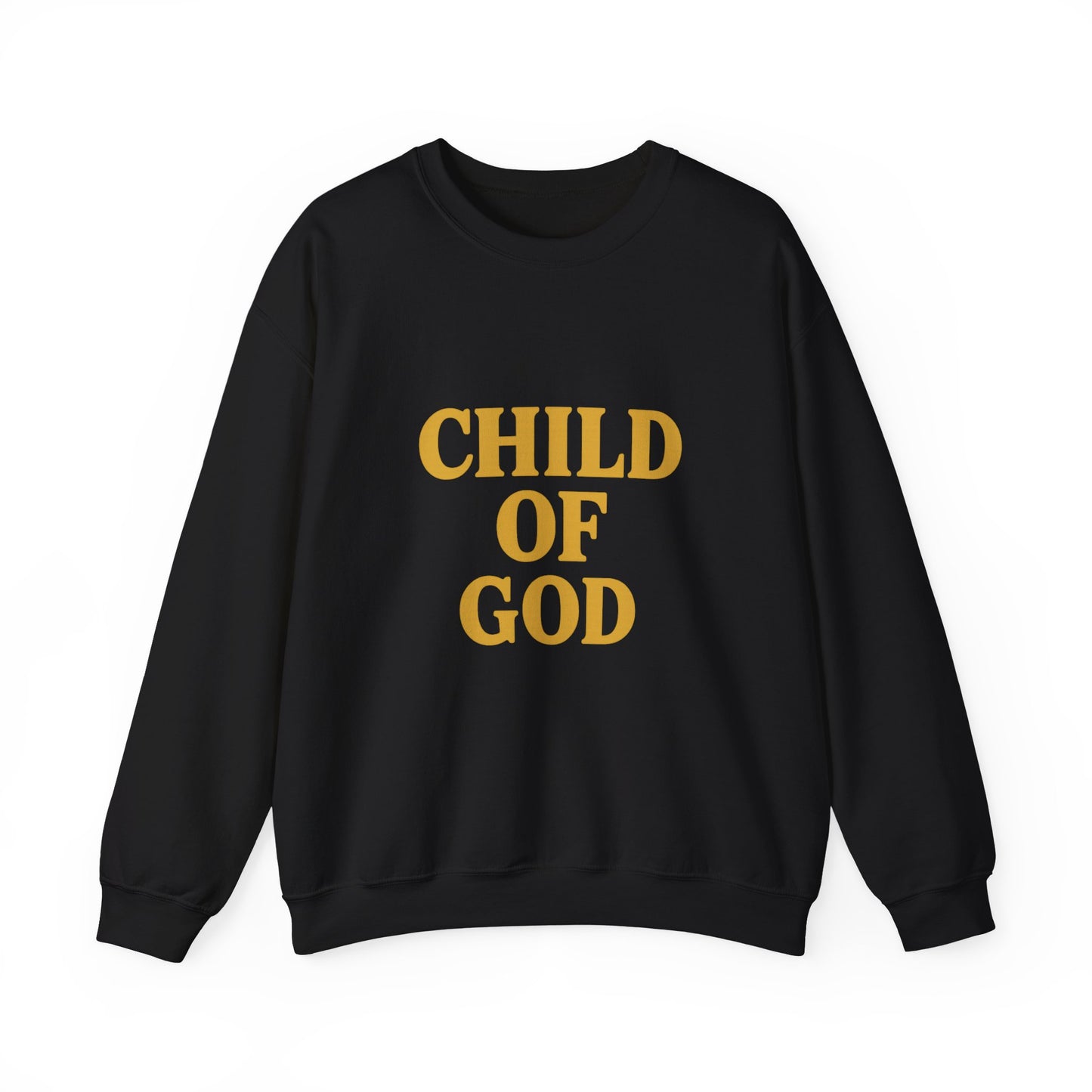 Child of God Embroidered Crewneck – Gold Edition Faithwear