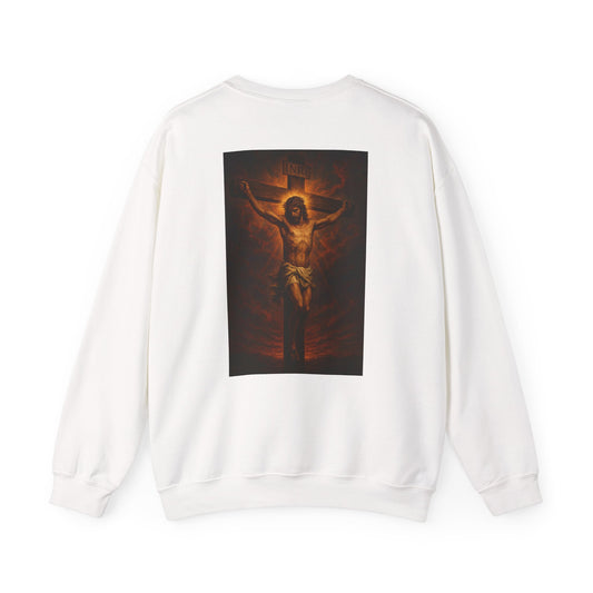 The King & The Cross Hoodie – Double-Sided Jesus Print
(Unisex)