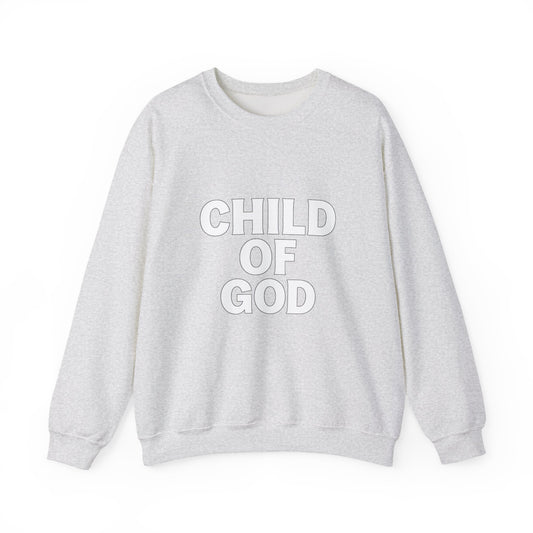 Child of God Embroidered Crewneck – Gold Edition Faithwear