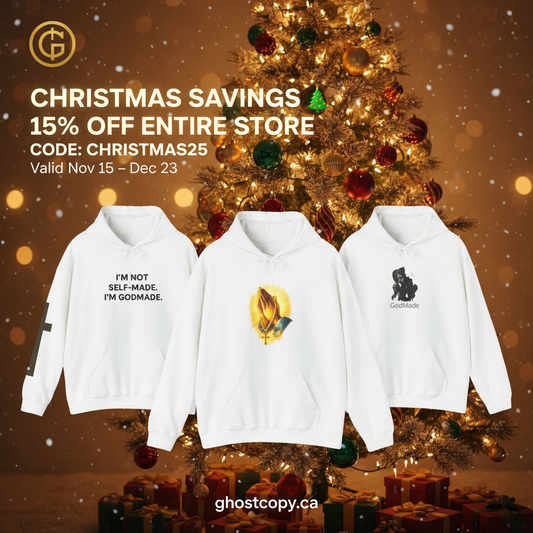 CHRISTMAS SAVINGS – 15% OFF THE ENTIRE STORE 🎄