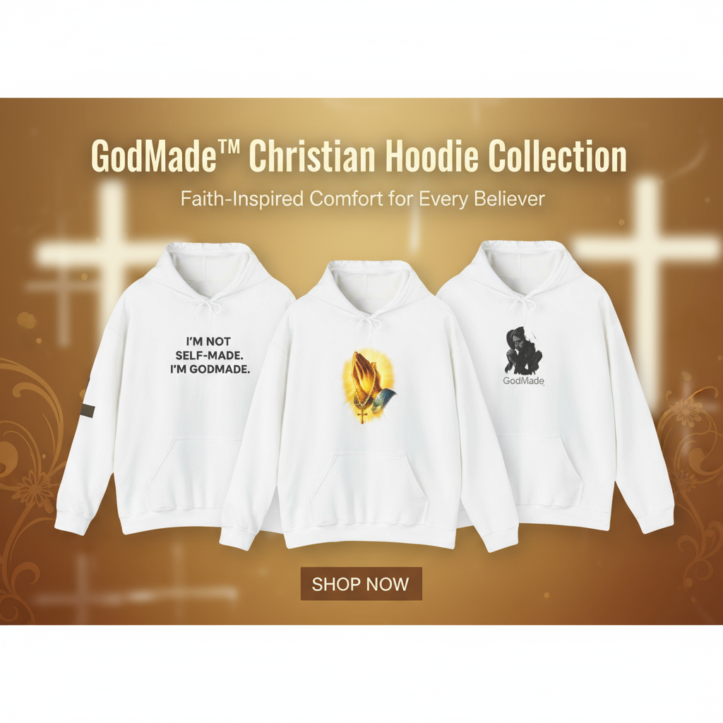Best-Selling Hoodies – GodMade™ Faithwear