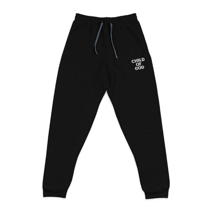 Child of God Embroidered Joggers – Unisex Faith Lounge Pants