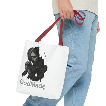 GodMade™ Tote – “Carry the Kingdom” Jesus Art Bag