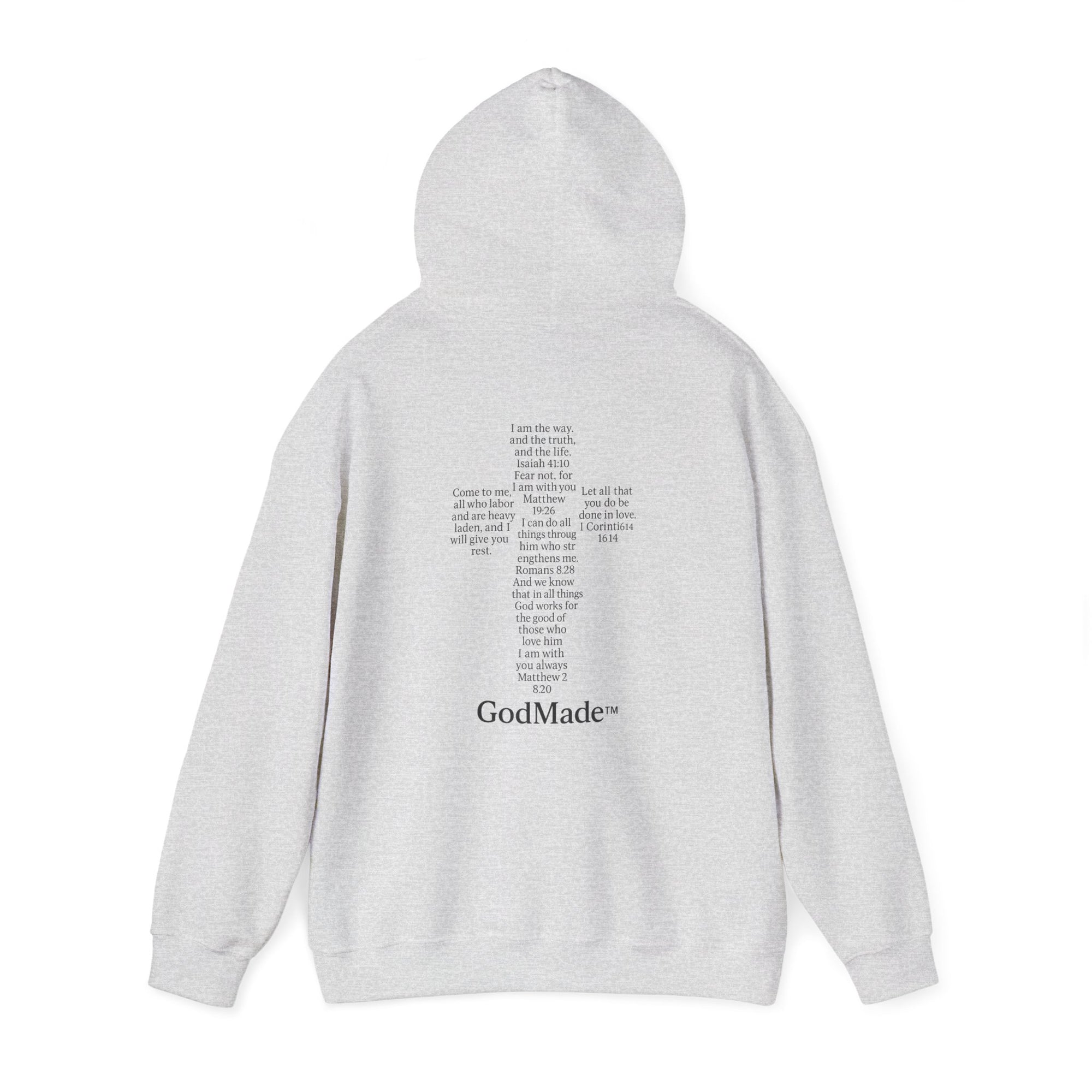 GodMade™ Heavy Blend Hoodie – Faith Over Fear | Unisex Christian Sweatshirt