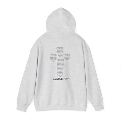 GodMade™ Heavy Blend Hoodie – Faith Over Fear | Unisex Christian Sweatshirt