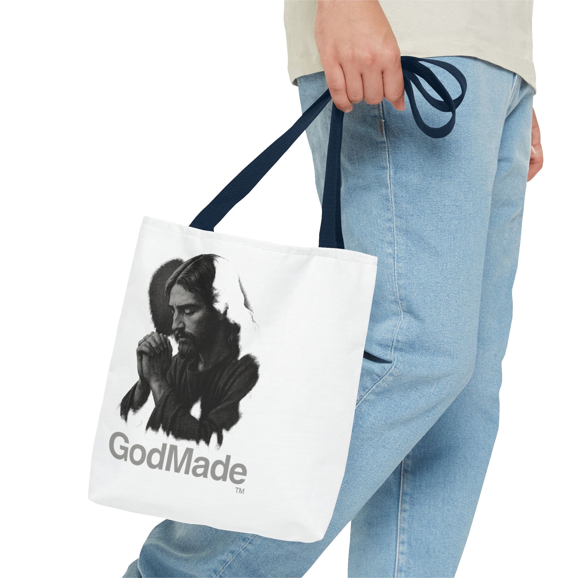 GodMade™ Tote – “Carry the Kingdom” Jesus Art Bag