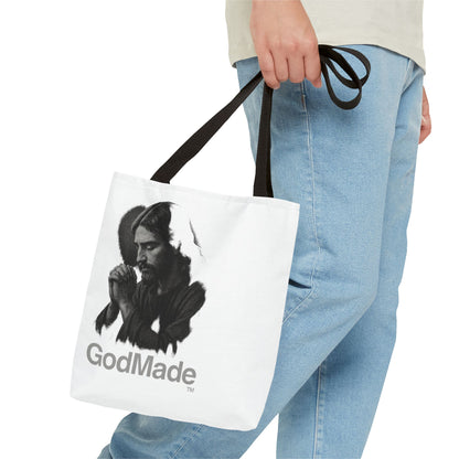 GodMade™ Tote – “Carry the Kingdom” Jesus Art Bag