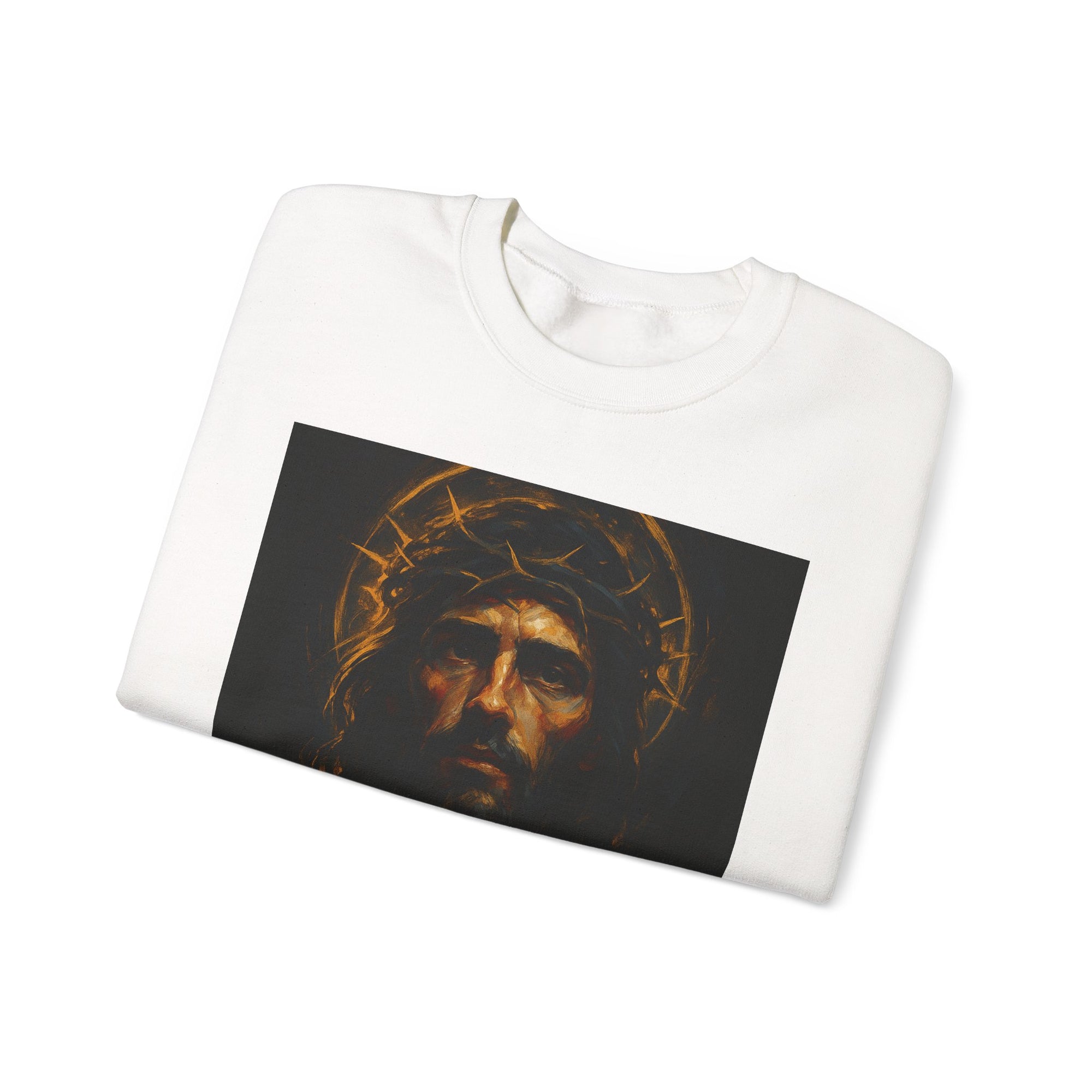 The King & The Cross Hoodie – Double-Sided Jesus Print
(Unisex)