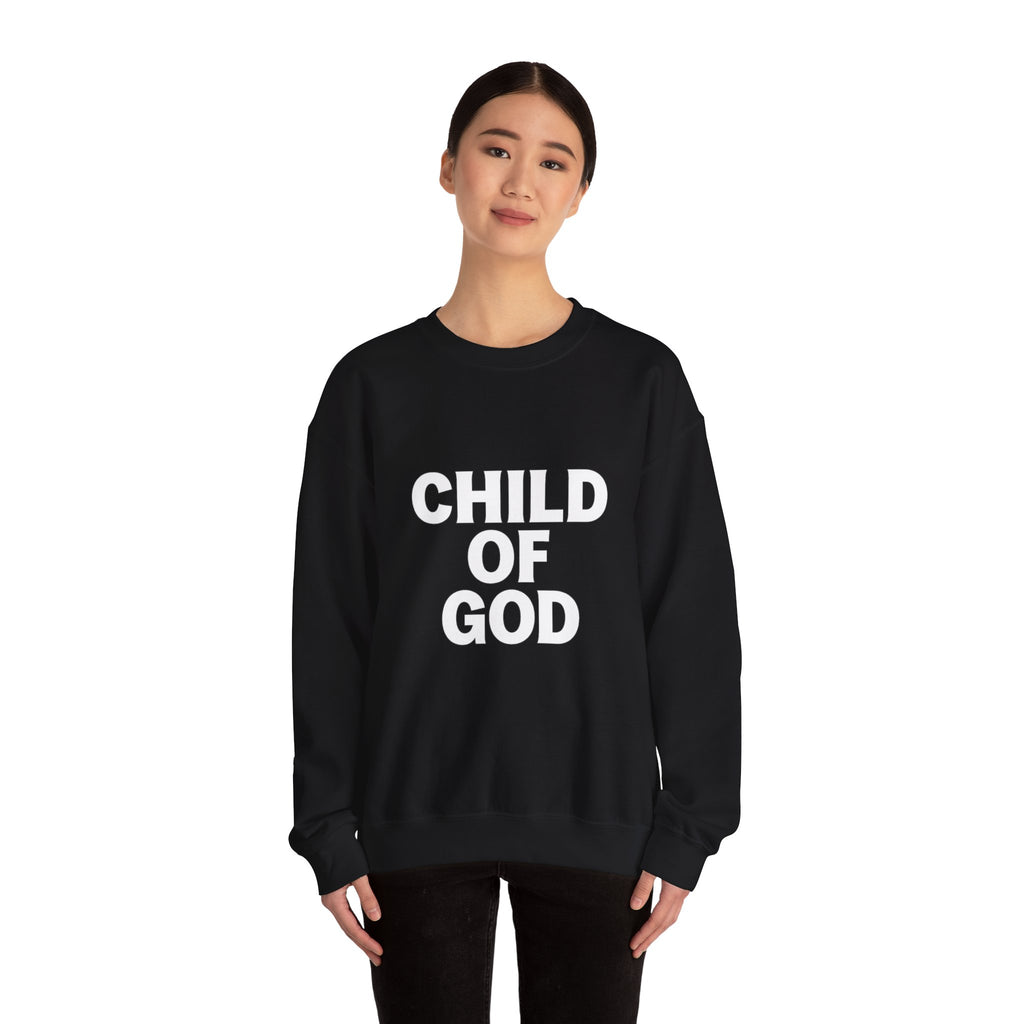 Child of God Embroidered Crewneck – Gold Edition Faithwear