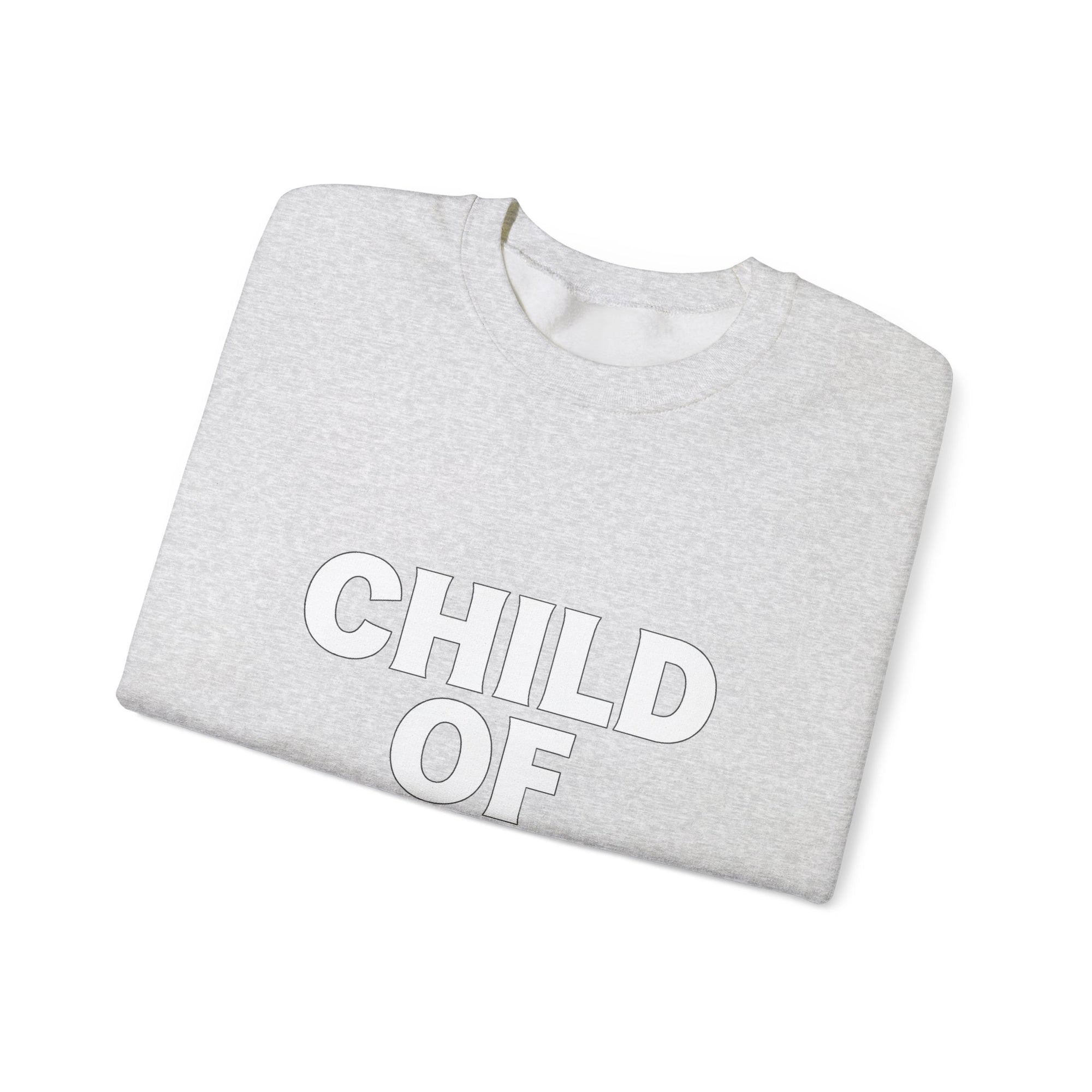 Child of God Embroidered Crewneck – Gold Edition Faithwear