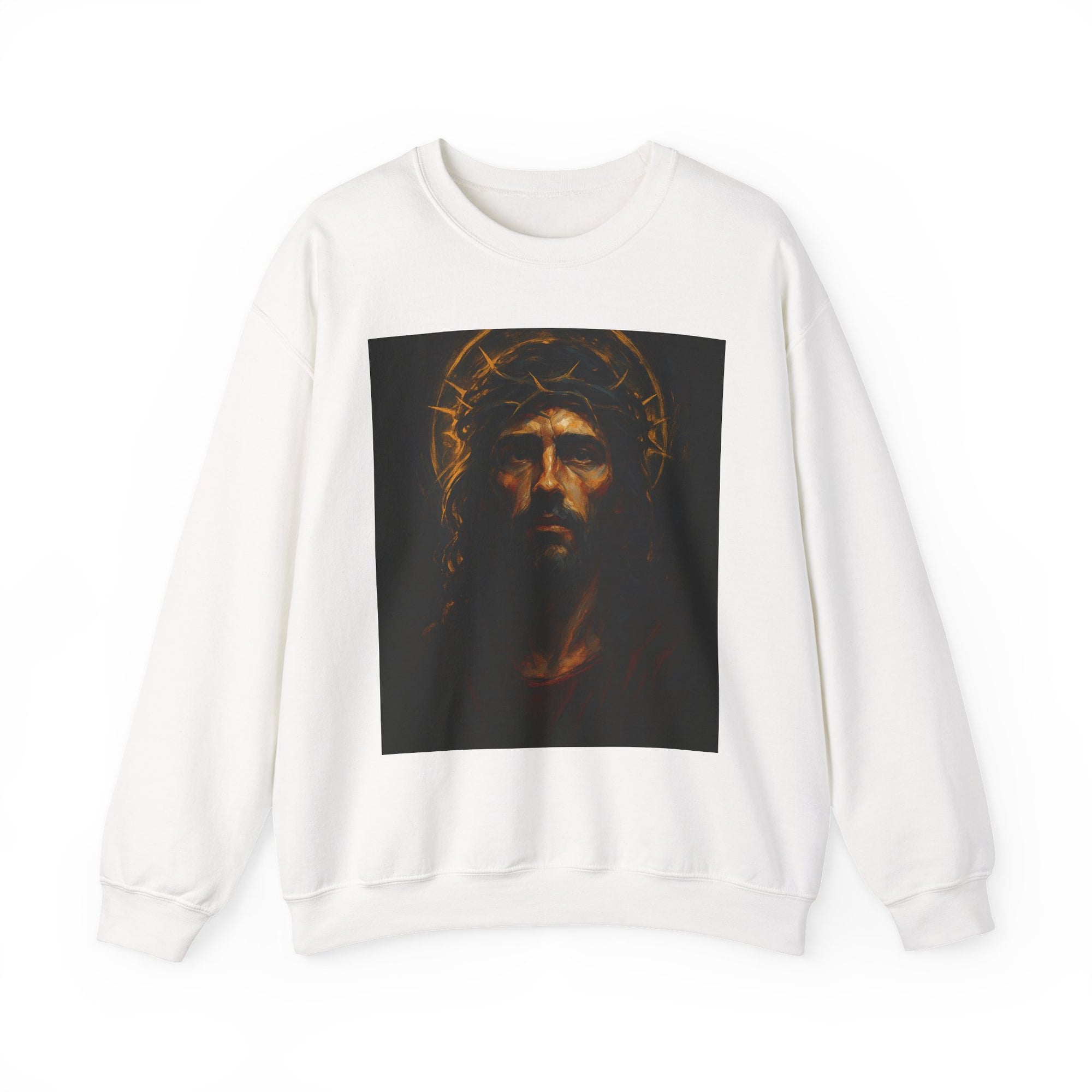 The King & The Cross Hoodie – Double-Sided Jesus Print
(Unisex)