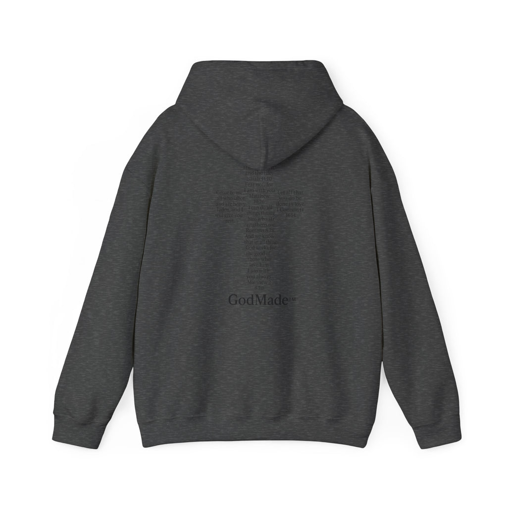 GodMade™ Heavy Blend Hoodie – Faith Over Fear | Unisex Christian Sweatshirt