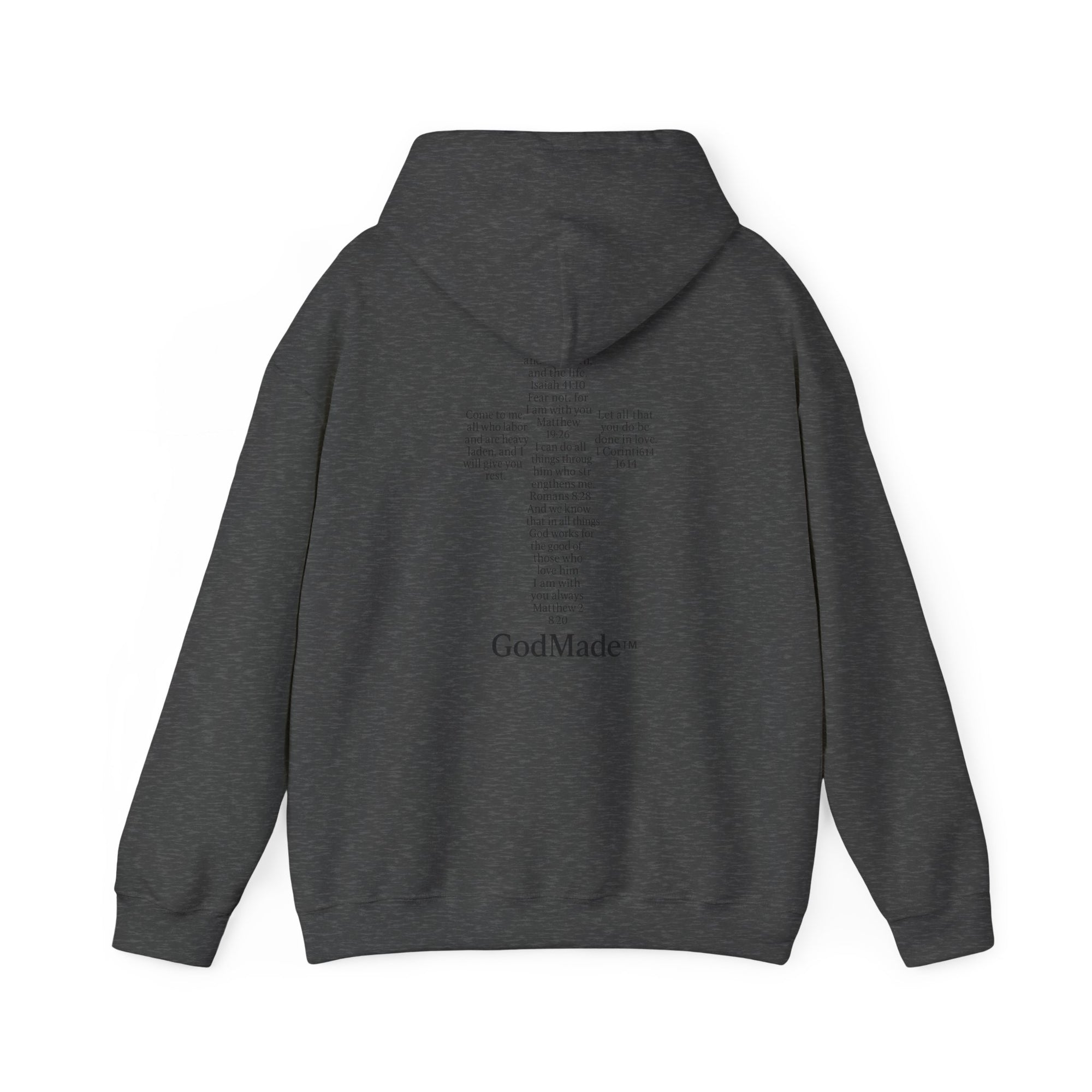GodMade™ Heavy Blend Hoodie – Faith Over Fear | Unisex Christian Sweatshirt