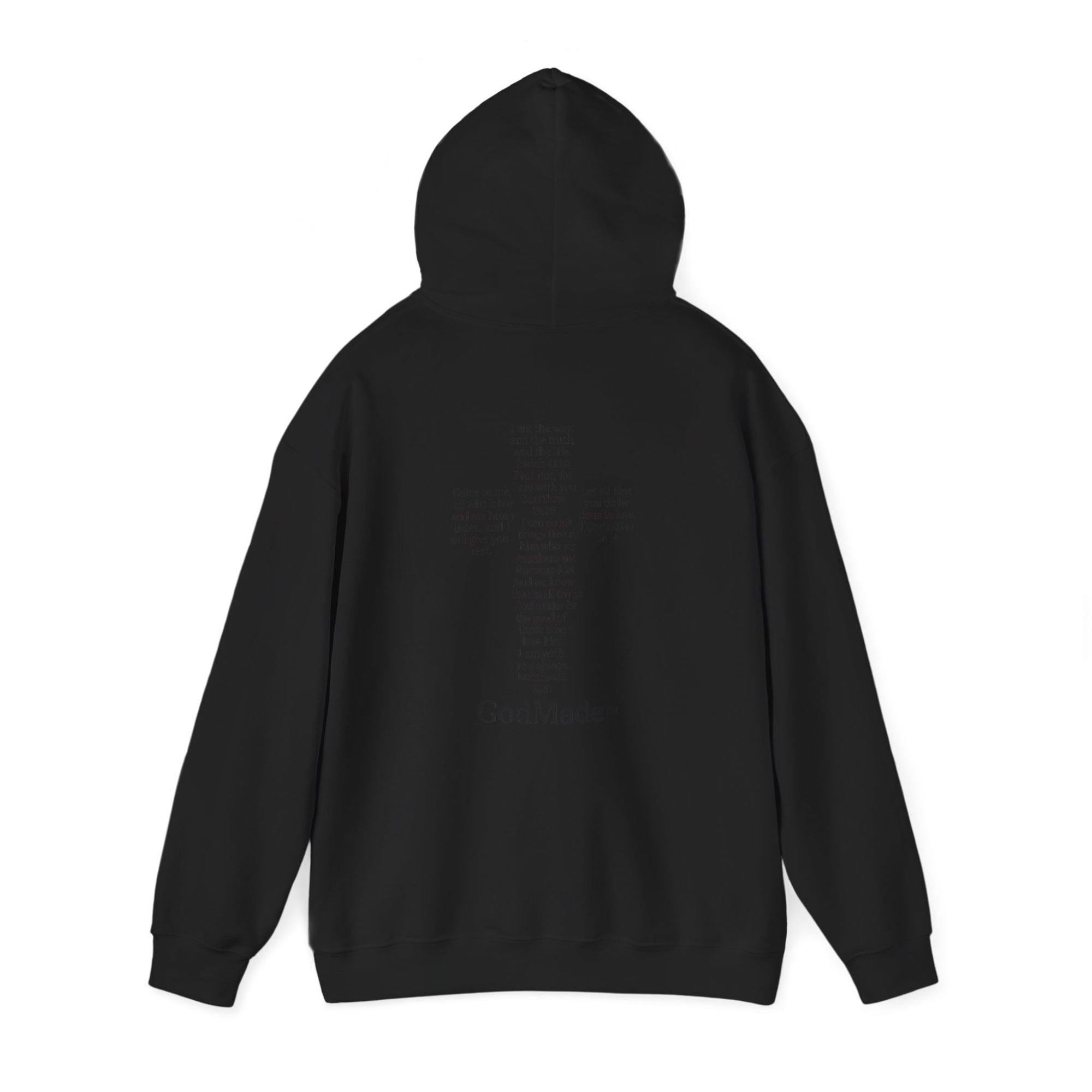 GodMade™ Heavy Blend Hoodie – Faith Over Fear | Unisex Christian Sweatshirt