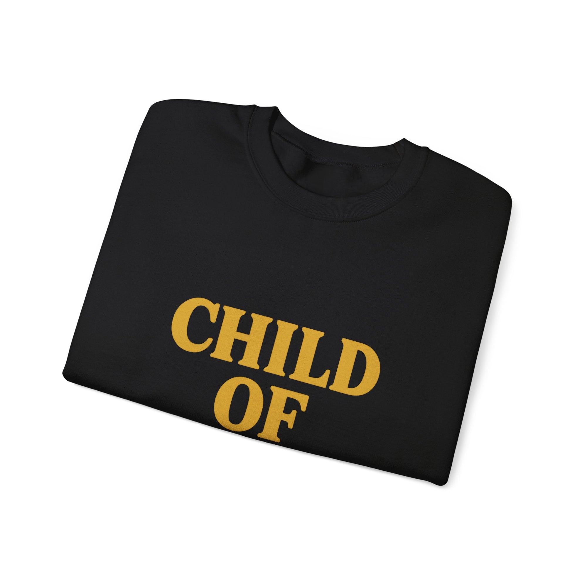 Child of God Embroidered Crewneck – Gold Edition Faithwear