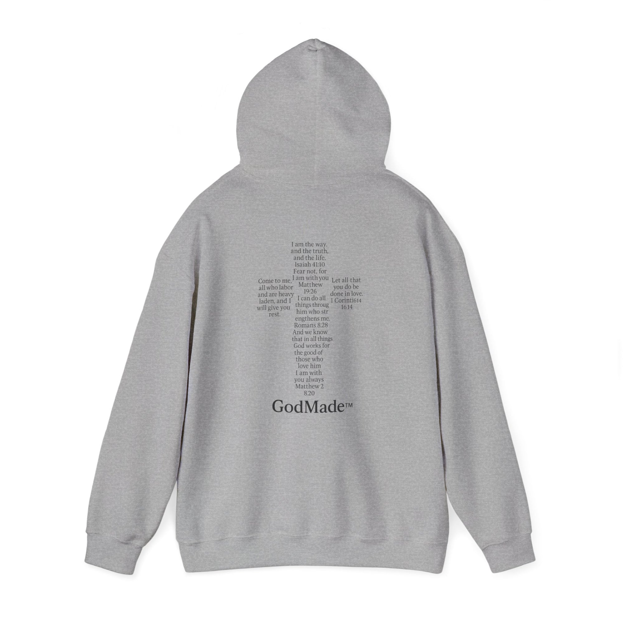 GodMade™ Heavy Blend Hoodie – Faith Over Fear | Unisex Christian Sweatshirt