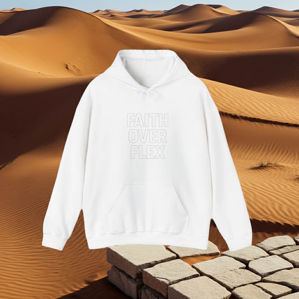 Christian Hoodie | Faith Over Flex Streetwear | GodMade™