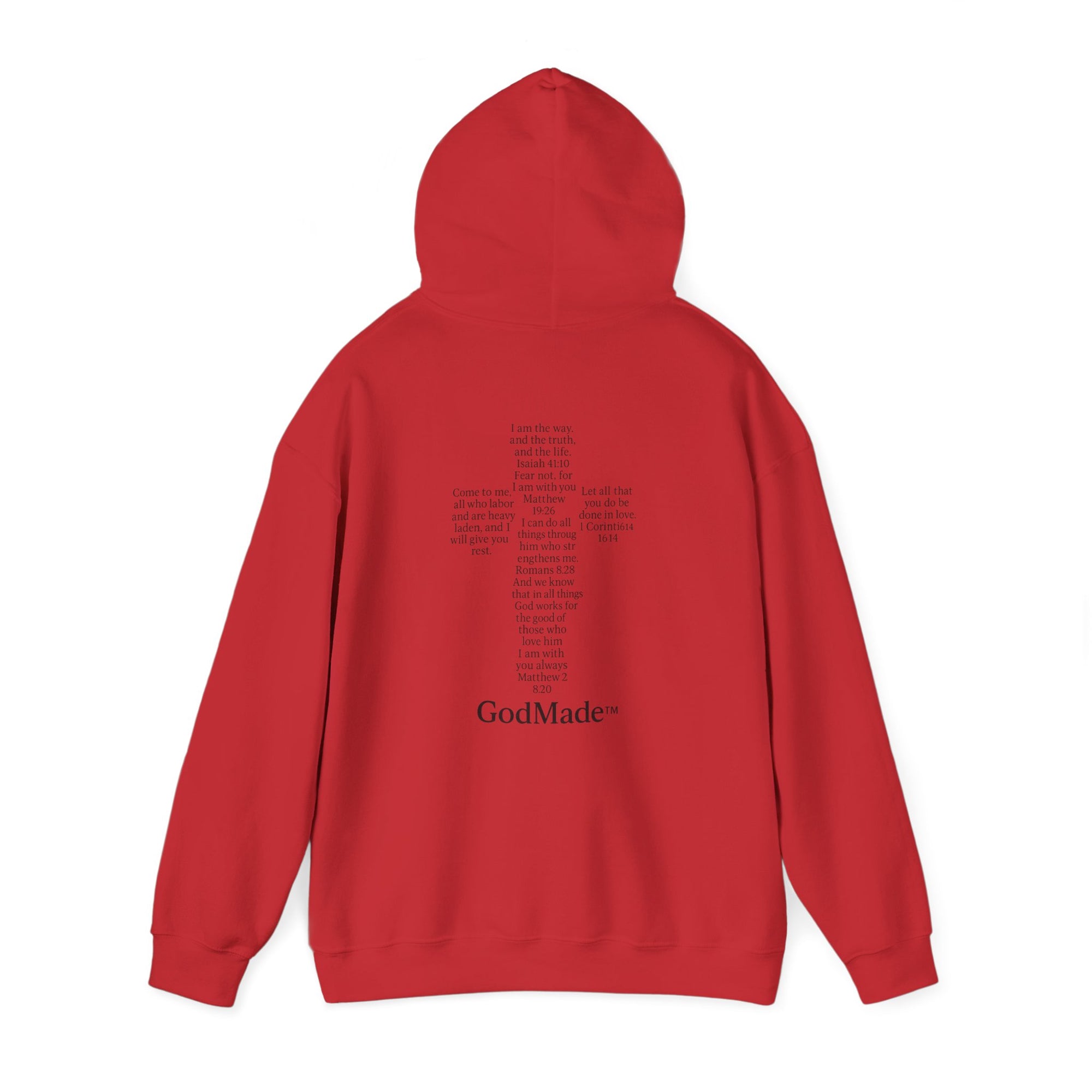 GodMade™ Heavy Blend Hoodie – Faith Over Fear | Unisex Christian Sweatshirt