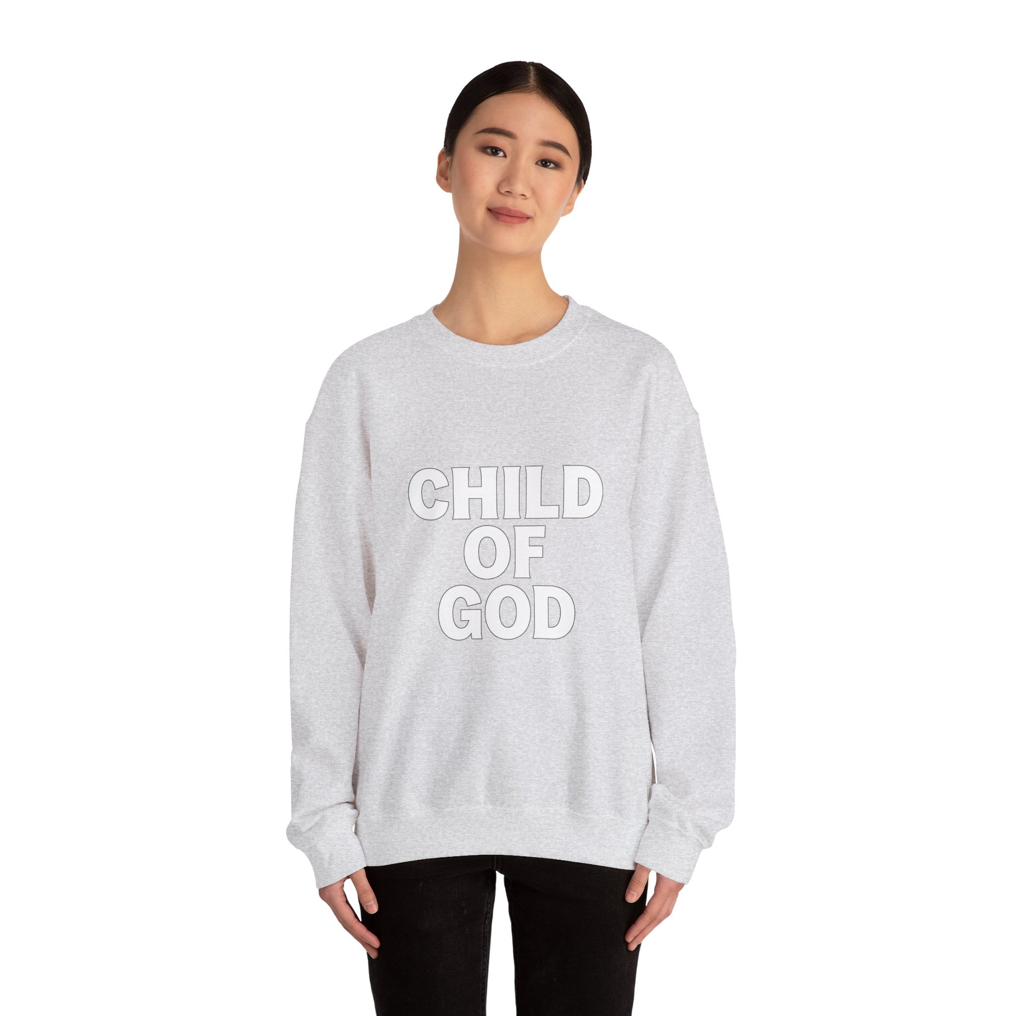 Child of God Embroidered Crewneck – Gold Edition Faithwear