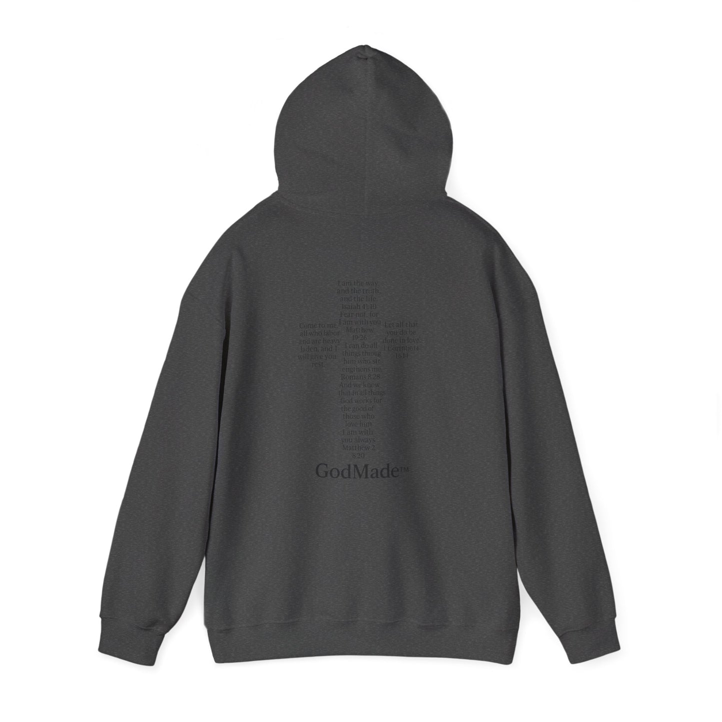 GodMade™ Heavy Blend Hoodie – Faith Over Fear | Unisex Christian Sweatshirt