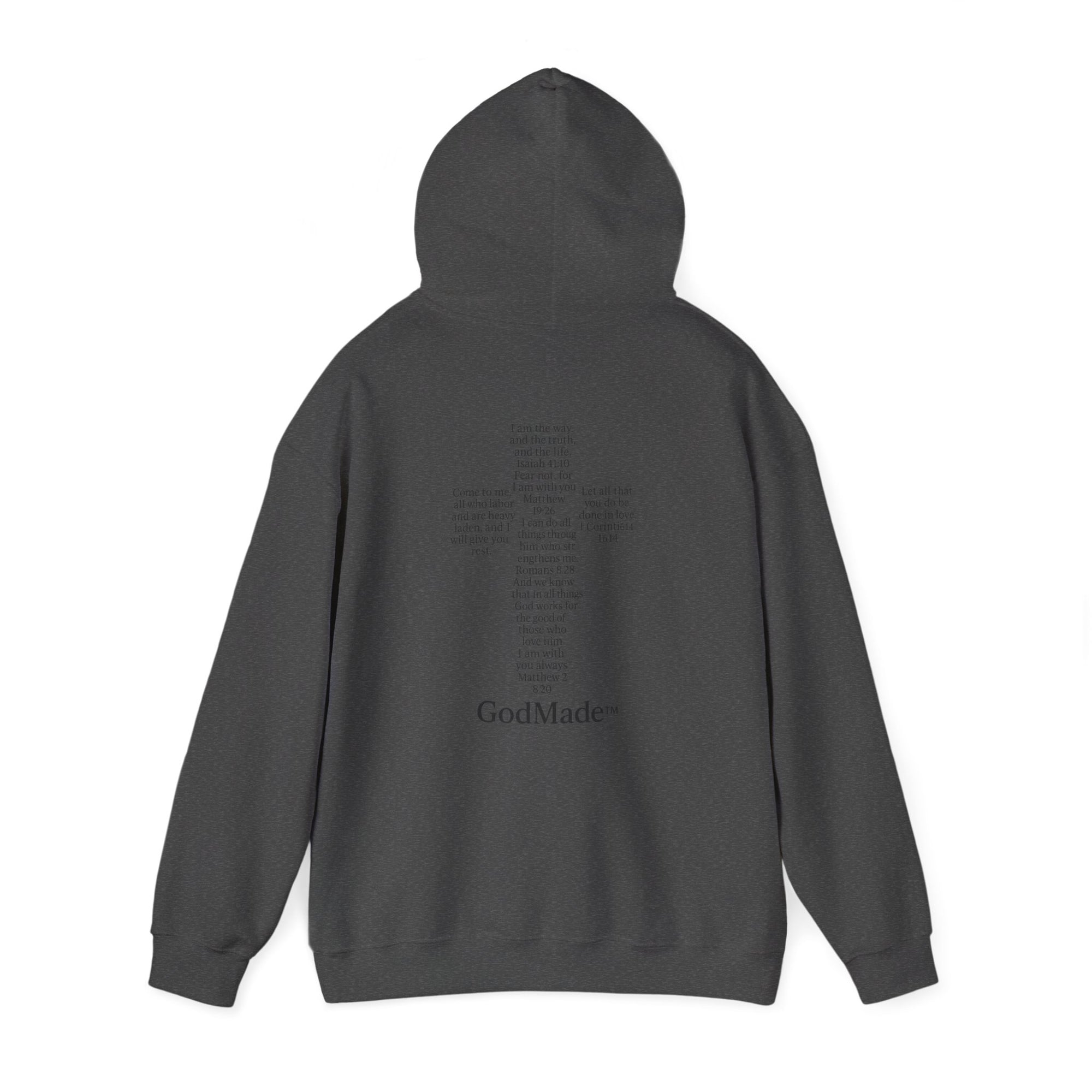 GodMade™ Heavy Blend Hoodie – Faith Over Fear | Unisex Christian Sweatshirt