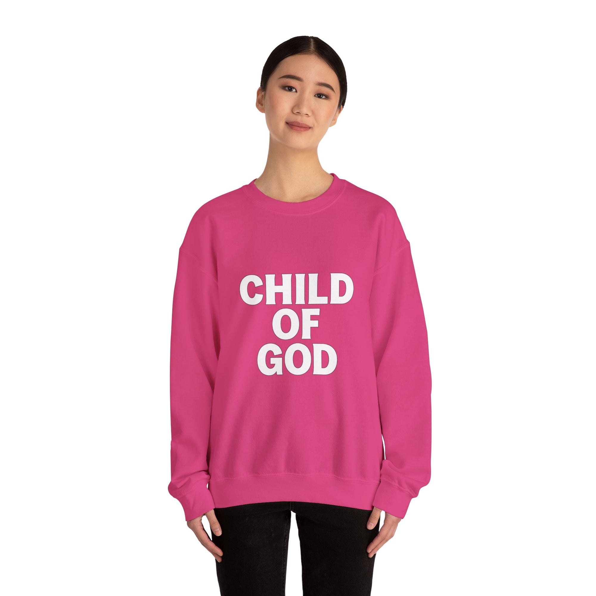 Child of God Embroidered Crewneck – Gold Edition Faithwear