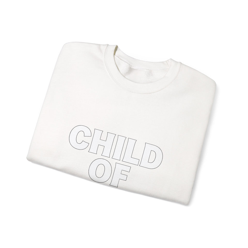 Child of God Embroidered Crewneck – Gold Edition Faithwear