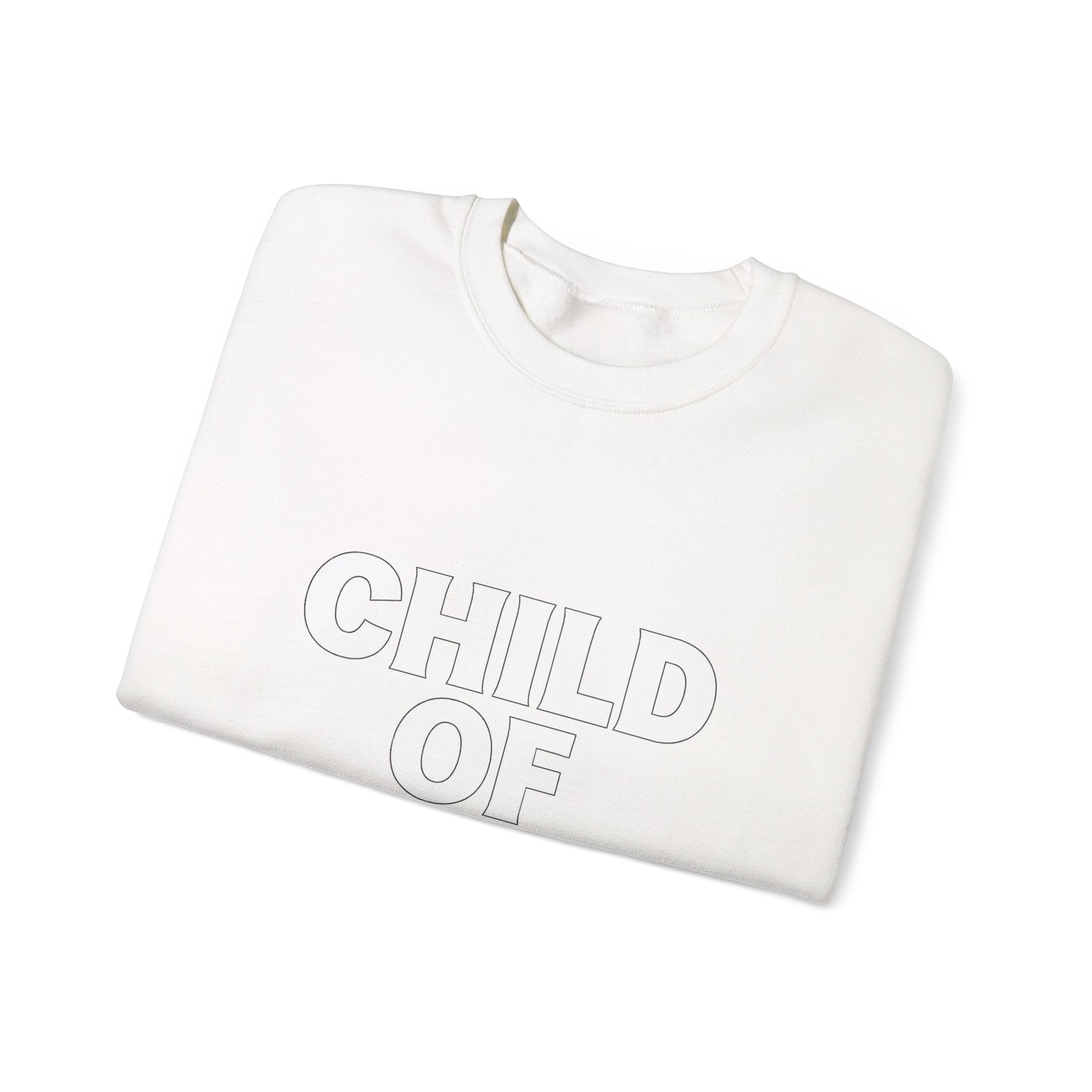 Child of God Embroidered Crewneck – Gold Edition Faithwear