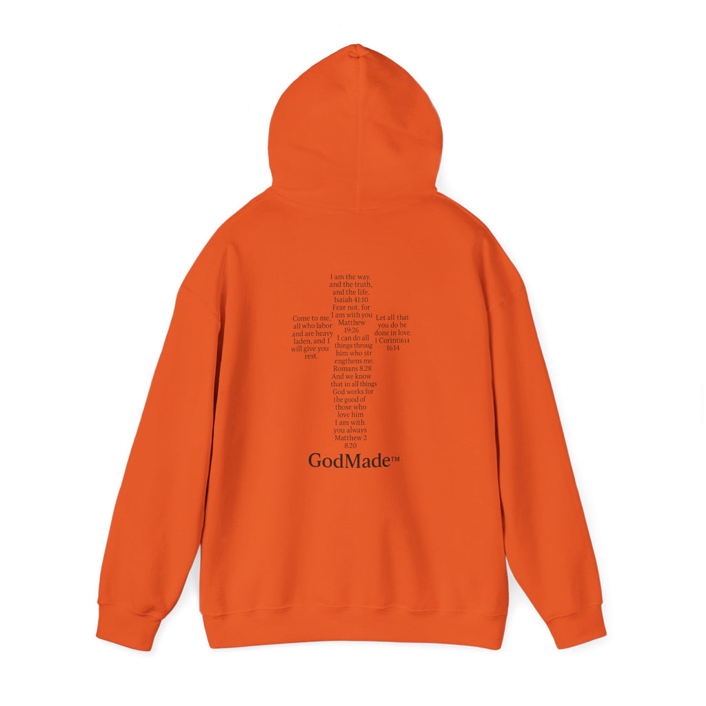 GodMade™ Heavy Blend Hoodie – Faith Over Fear | Unisex Christian Sweatshirt