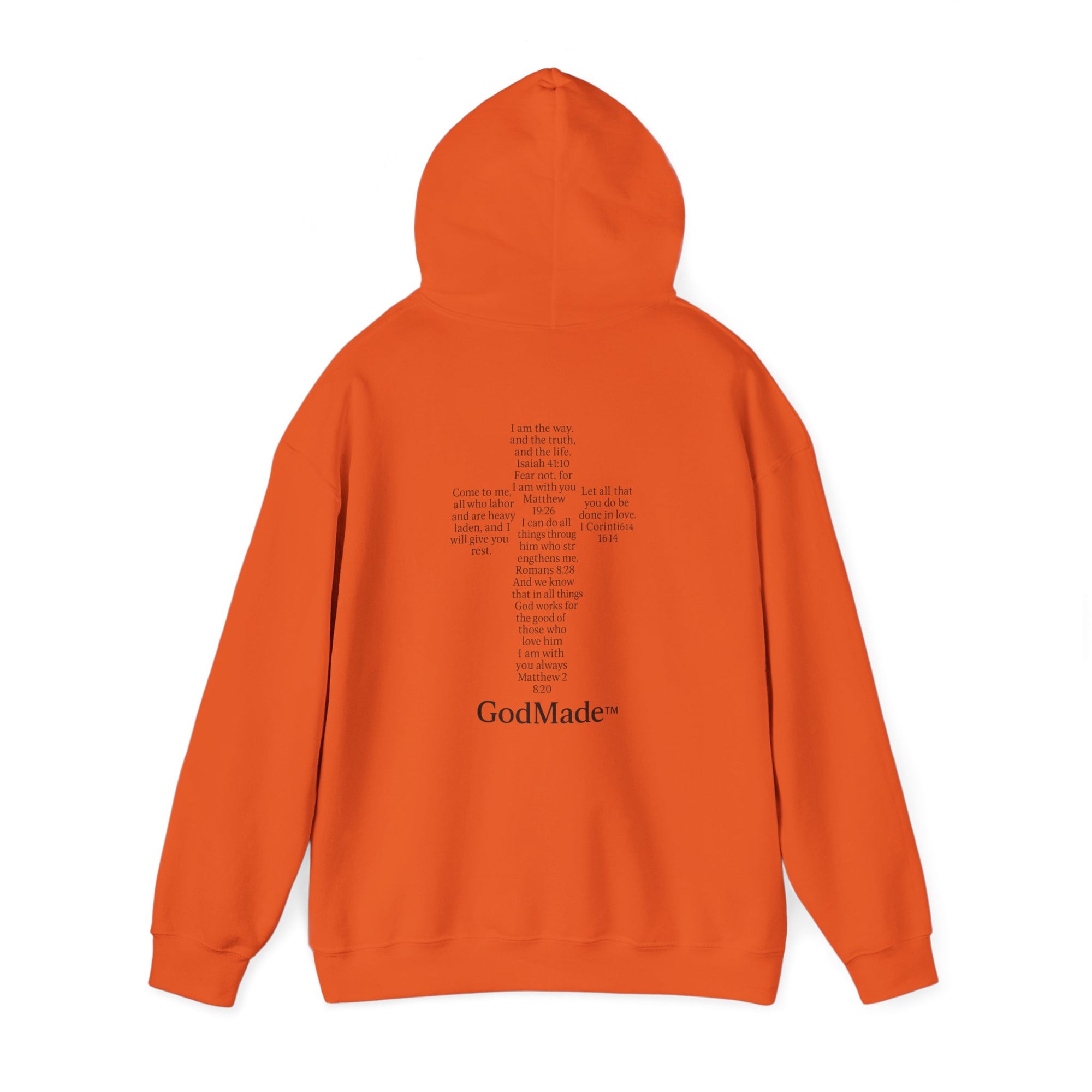 GodMade™ Heavy Blend Hoodie – Faith Over Fear | Unisex Christian Sweatshirt