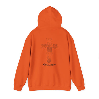 GodMade™ Heavy Blend Hoodie – Faith Over Fear | Unisex Christian Sweatshirt