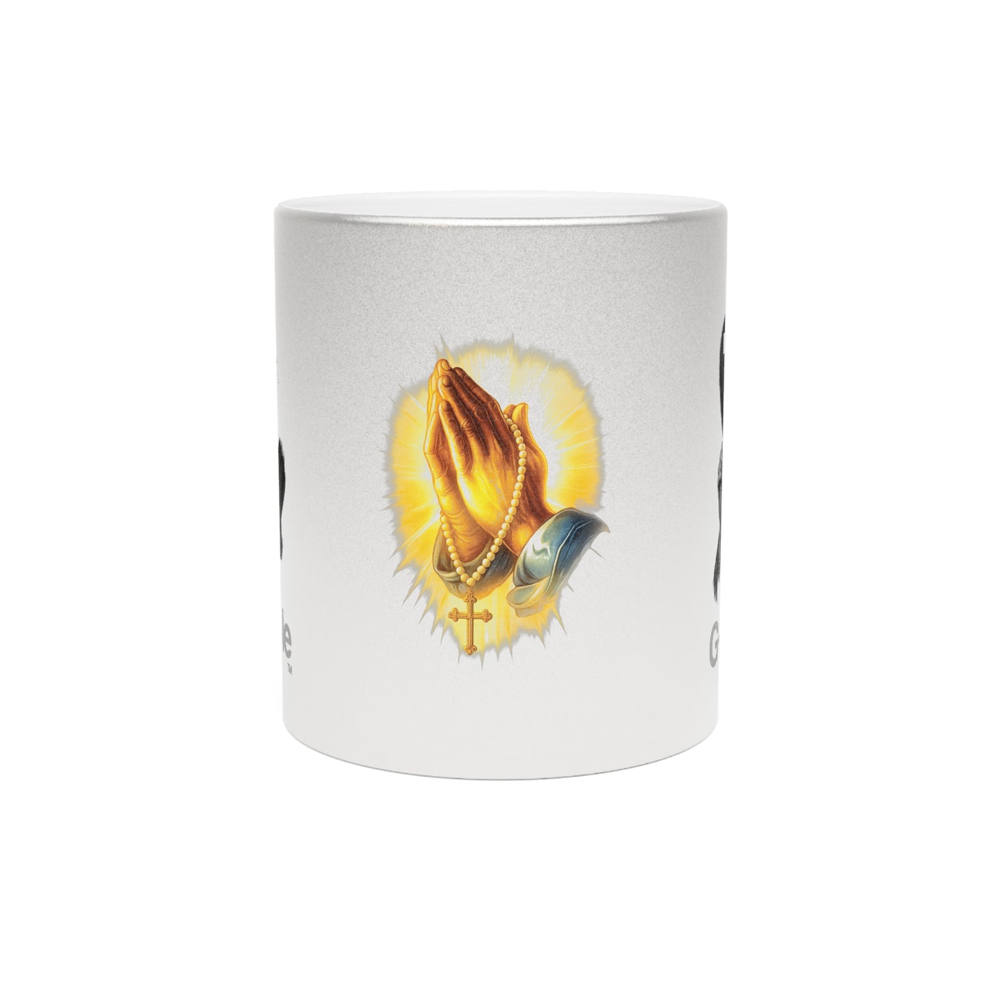 GodMade™ Metallic Mug – Faith-Fueled Shine in Gold or Silver