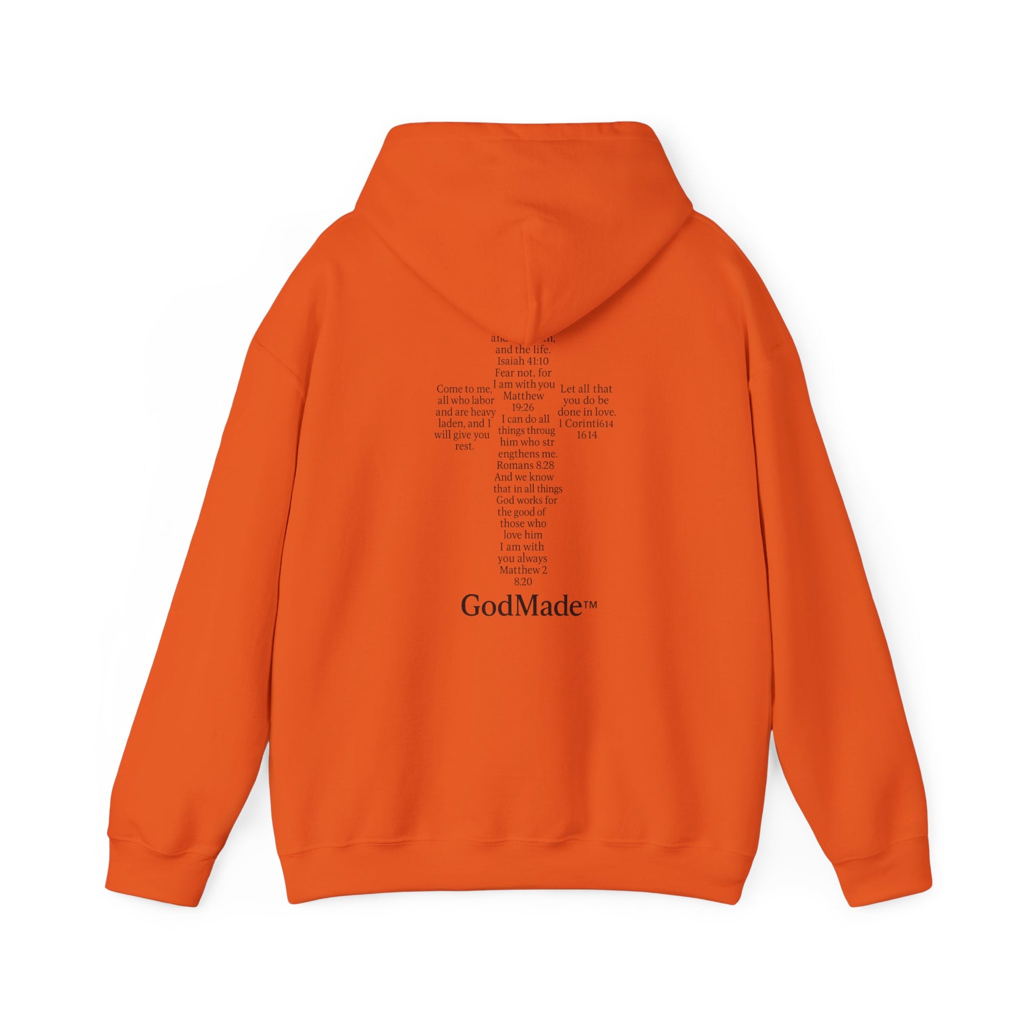 GodMade™ Heavy Blend Hoodie – Faith Over Fear | Unisex Christian Sweatshirt