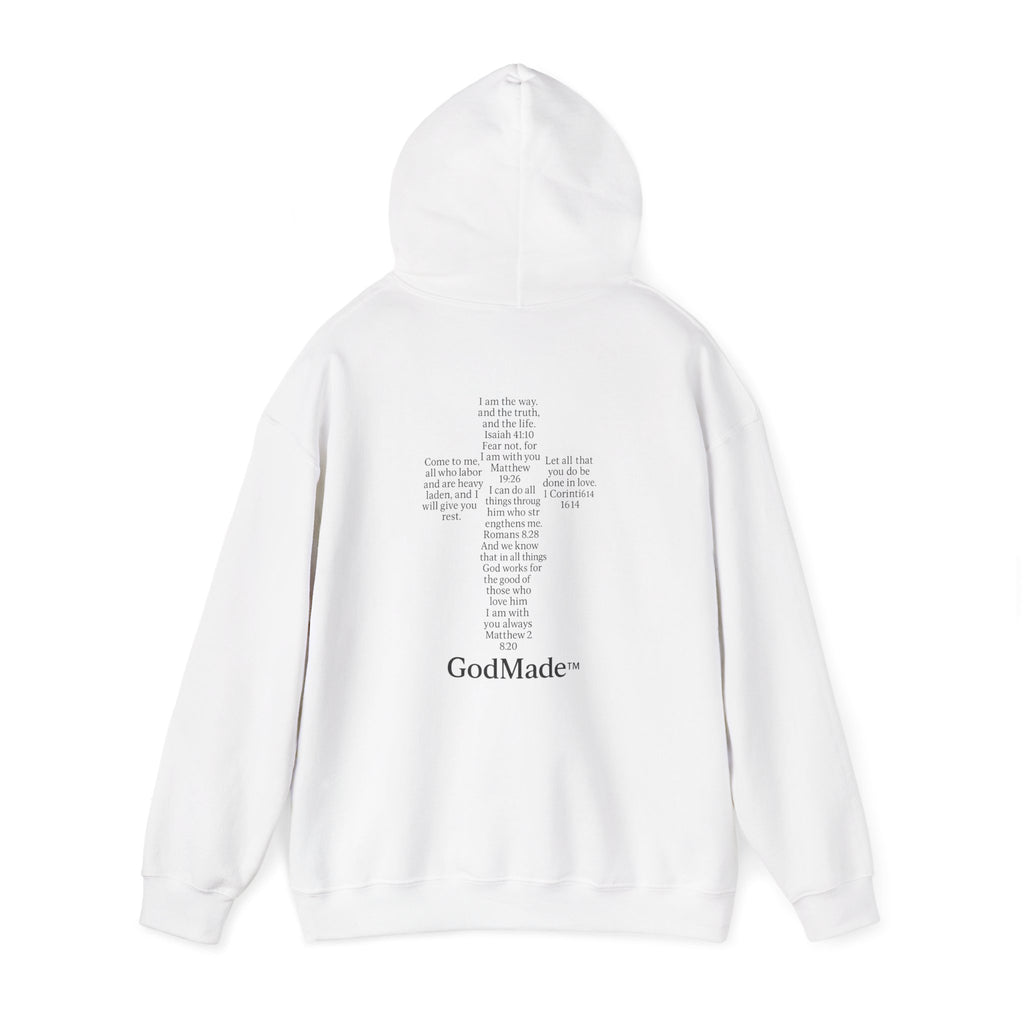 GodMade™ Heavy Blend Hoodie – Faith Over Fear | Unisex Christian Sweatshirt