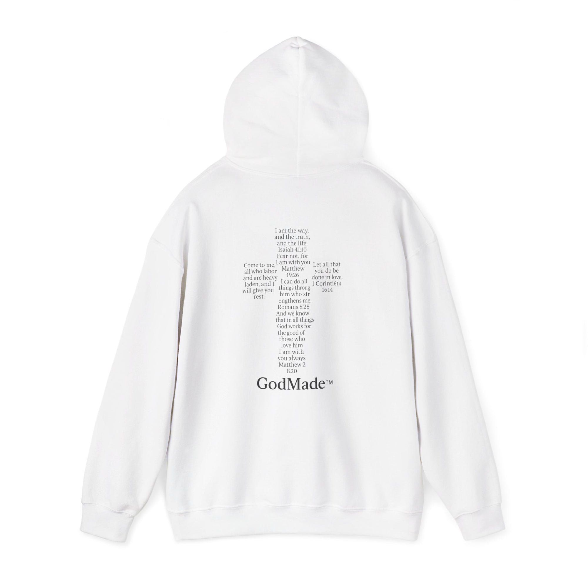 GodMade™ Heavy Blend Hoodie – Faith Over Fear | Unisex Christian Sweatshirt