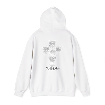 GodMade™ Heavy Blend Hoodie – Faith Over Fear | Unisex Christian Sweatshirt