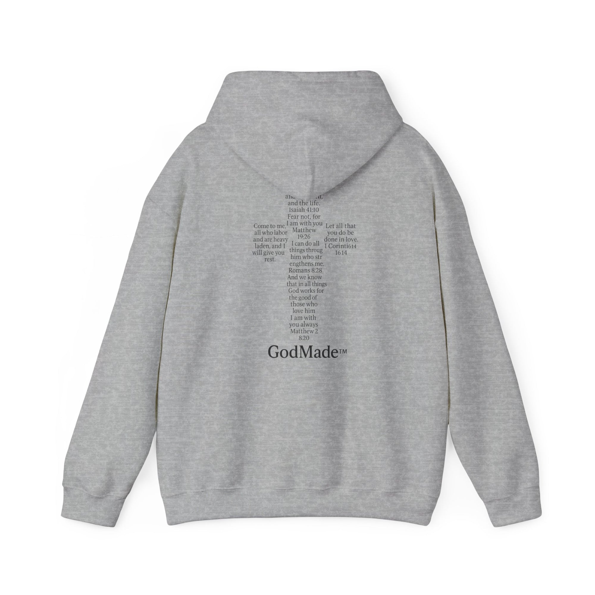 GodMade™ Heavy Blend Hoodie – Faith Over Fear | Unisex Christian Sweatshirt