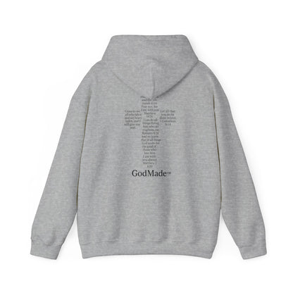 GodMade™ Heavy Blend Hoodie – Faith Over Fear | Unisex Christian Sweatshirt