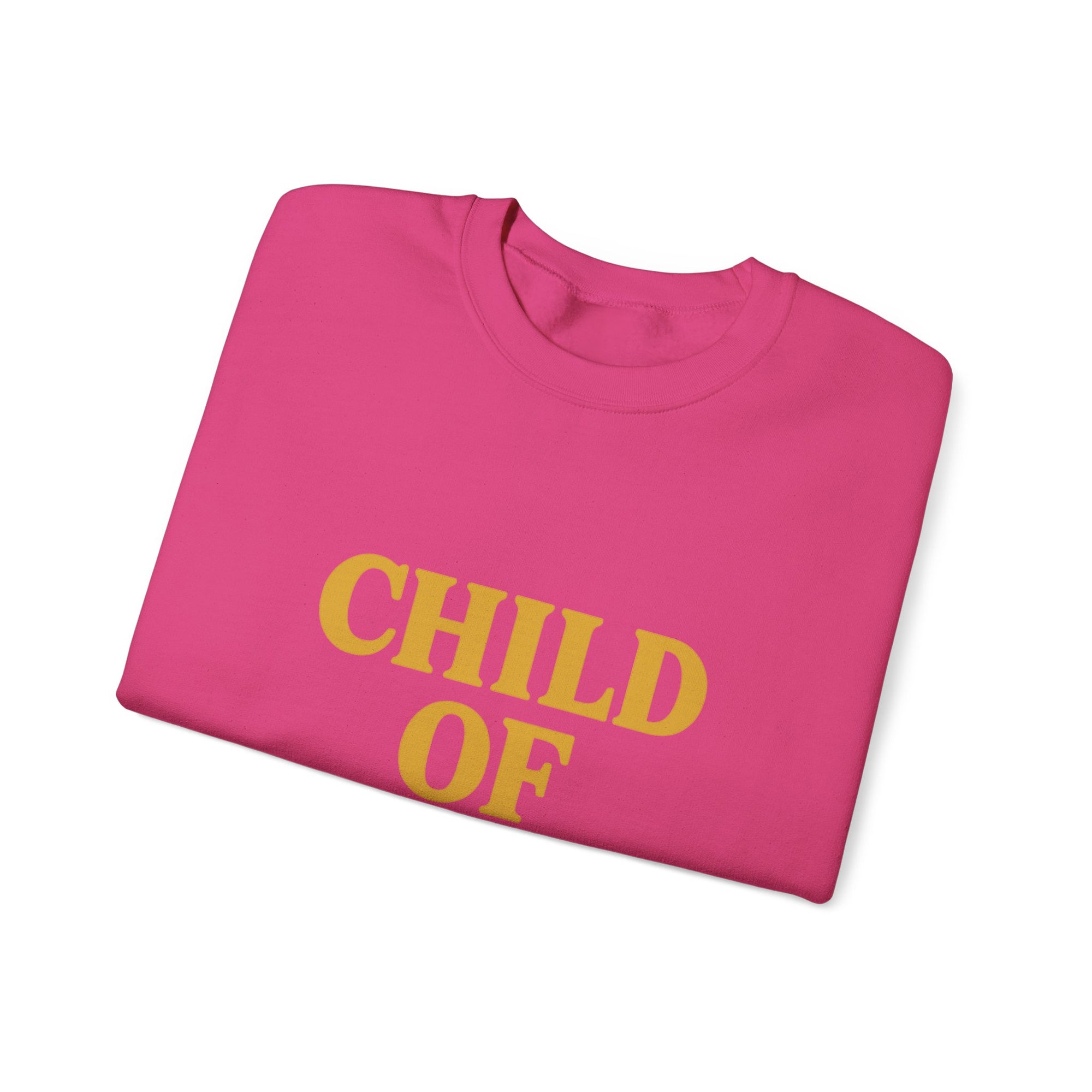 Child of God Embroidered Crewneck – Gold Edition Faithwear