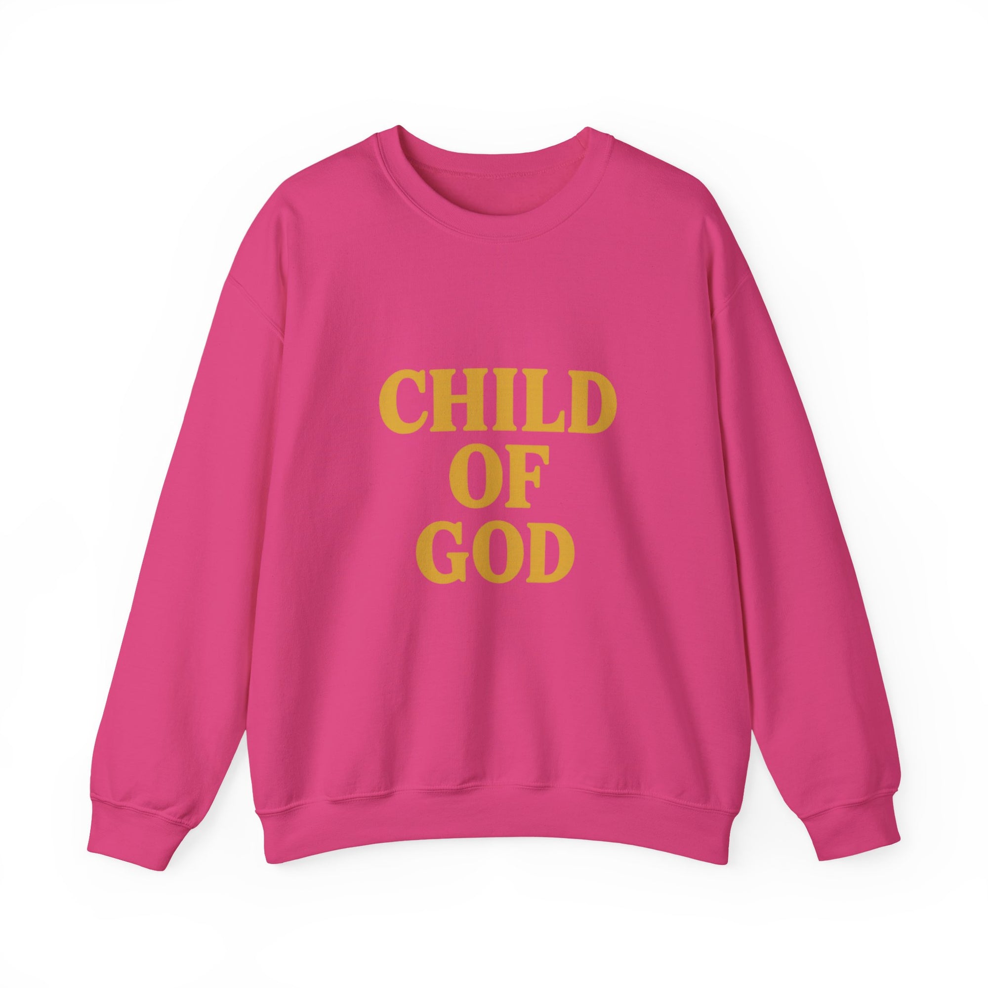 Child of God Embroidered Crewneck – Gold Edition Faithwear