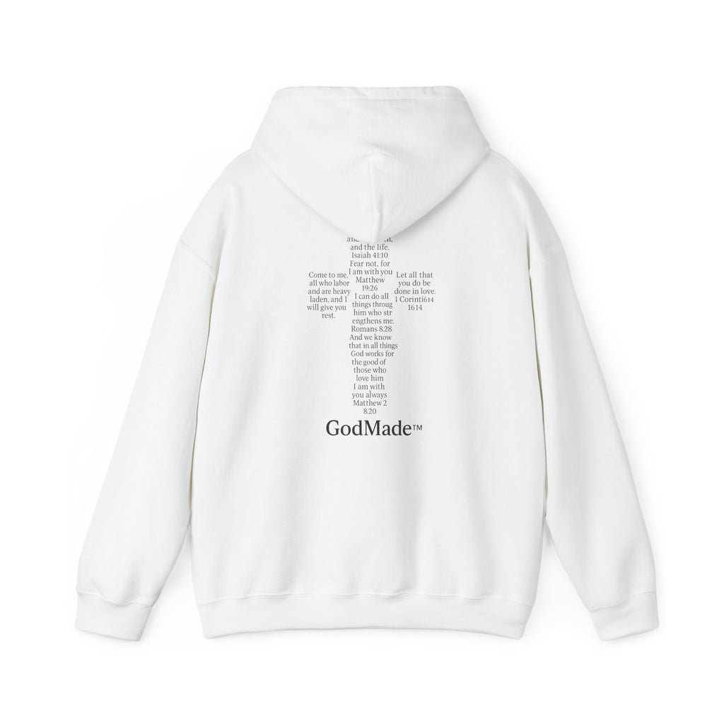 GodMade™ Heavy Blend Hoodie – Faith Over Fear | Unisex Christian Sweatshirt