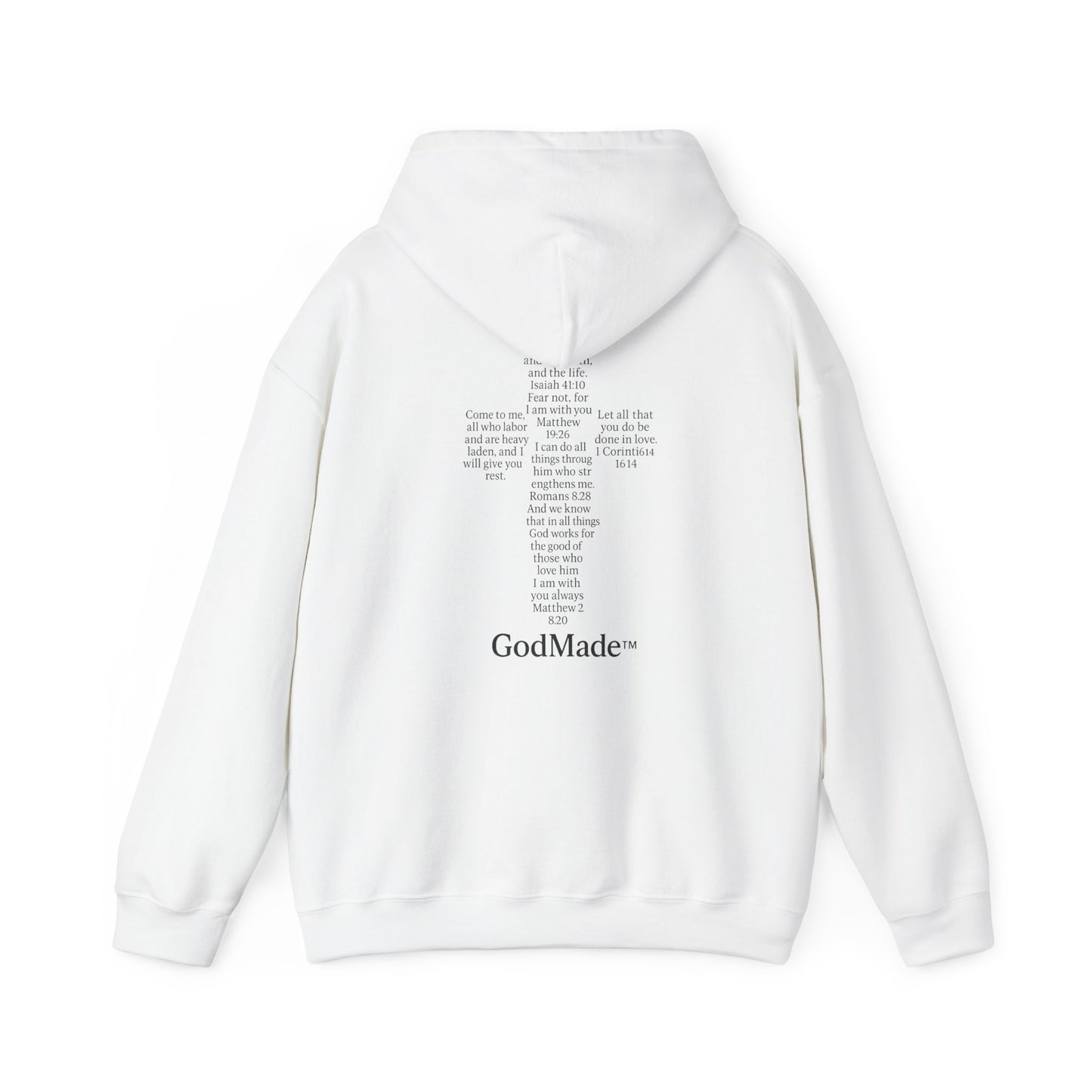 GodMade™ Heavy Blend Hoodie – Faith Over Fear | Unisex Christian Sweatshirt