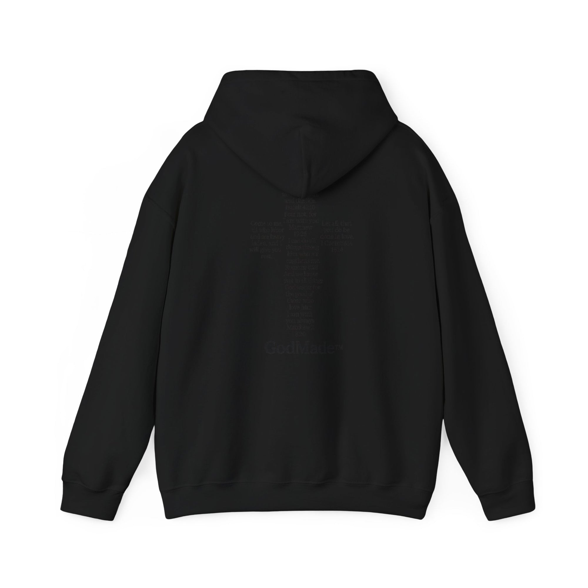 GodMade™ Heavy Blend Hoodie – Faith Over Fear | Unisex Christian Sweatshirt